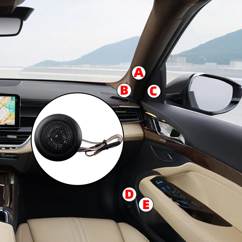 Tweeters de agudos para coche – par 100W sistema audio - imagen 5