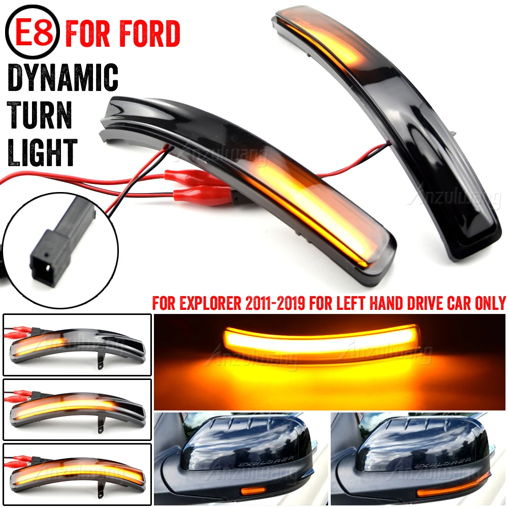 Kit Intermitentes LED Dinámicos Espejo Lateral Ford Explorer 2011-2019