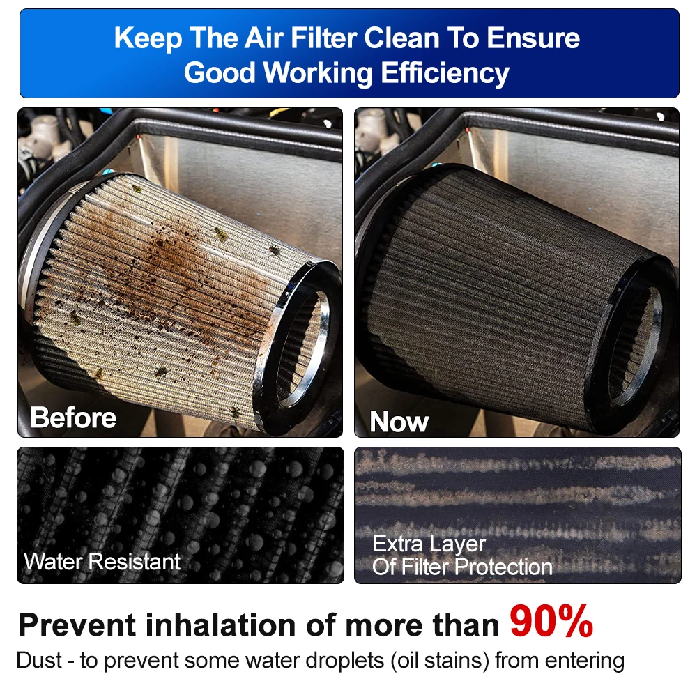 Tapa protectora filtro aire intake alto flujo universal - imagen 3