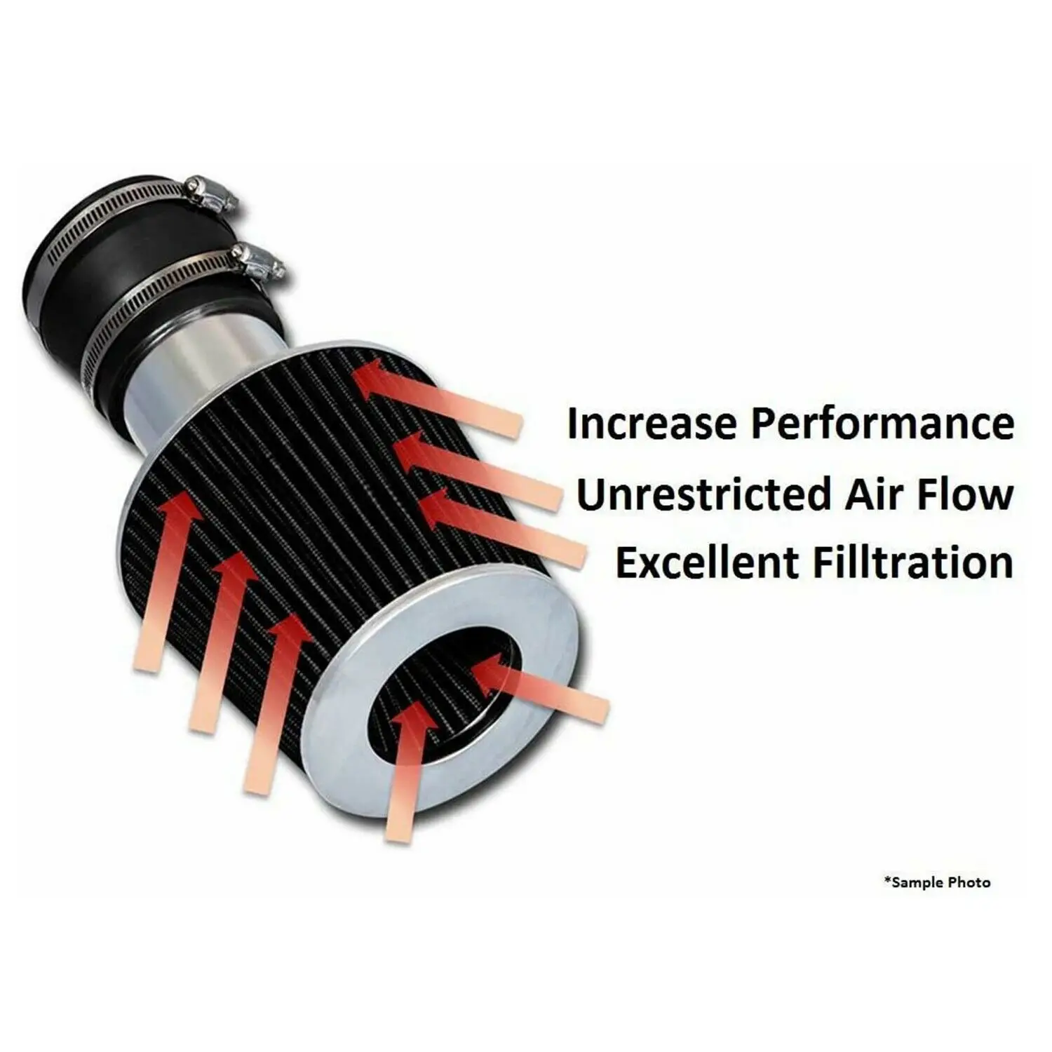 Kit de admisión de aire frío para Infiniti G37 y Nissan 370Z - imagen 3