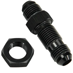 Racor AN aluminio negro 0-90° 6AN 8AN 10AN para competición