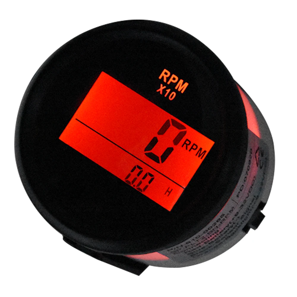Tacómetro digital retroiluminación roja contador horas resistente agua - imagen 2