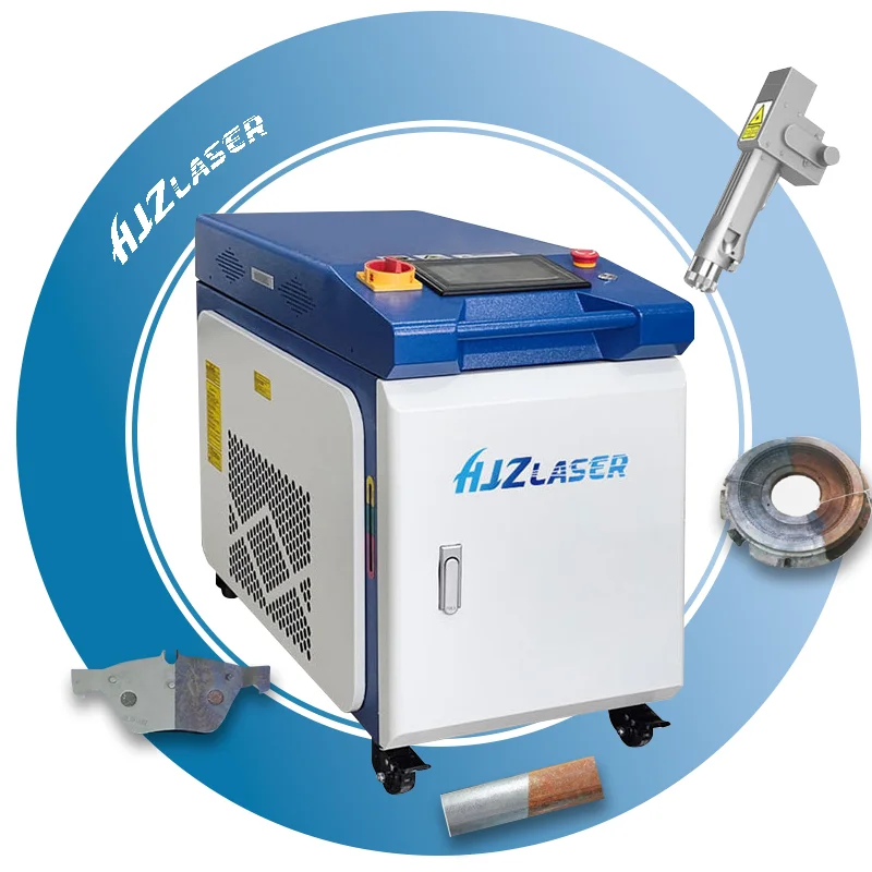 Máquina de limpieza láser de 3000W, eliminación de óxido, aceite, polvo, pintura, limpiador láser, Mini gabinete - imagen 2