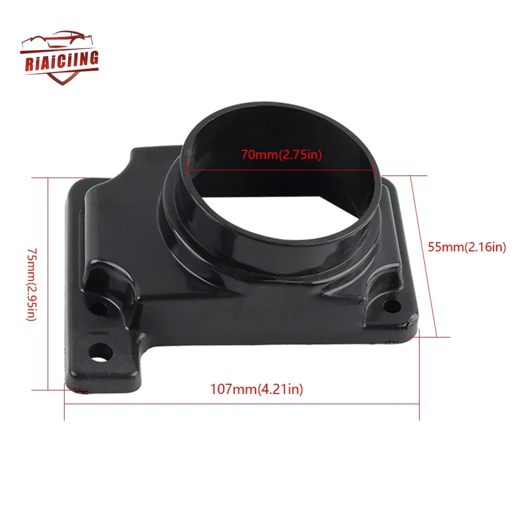 Adaptador admisión aire frío rojo para Mitsubishi Eclipse 2.4L 3.0L - imagen 2