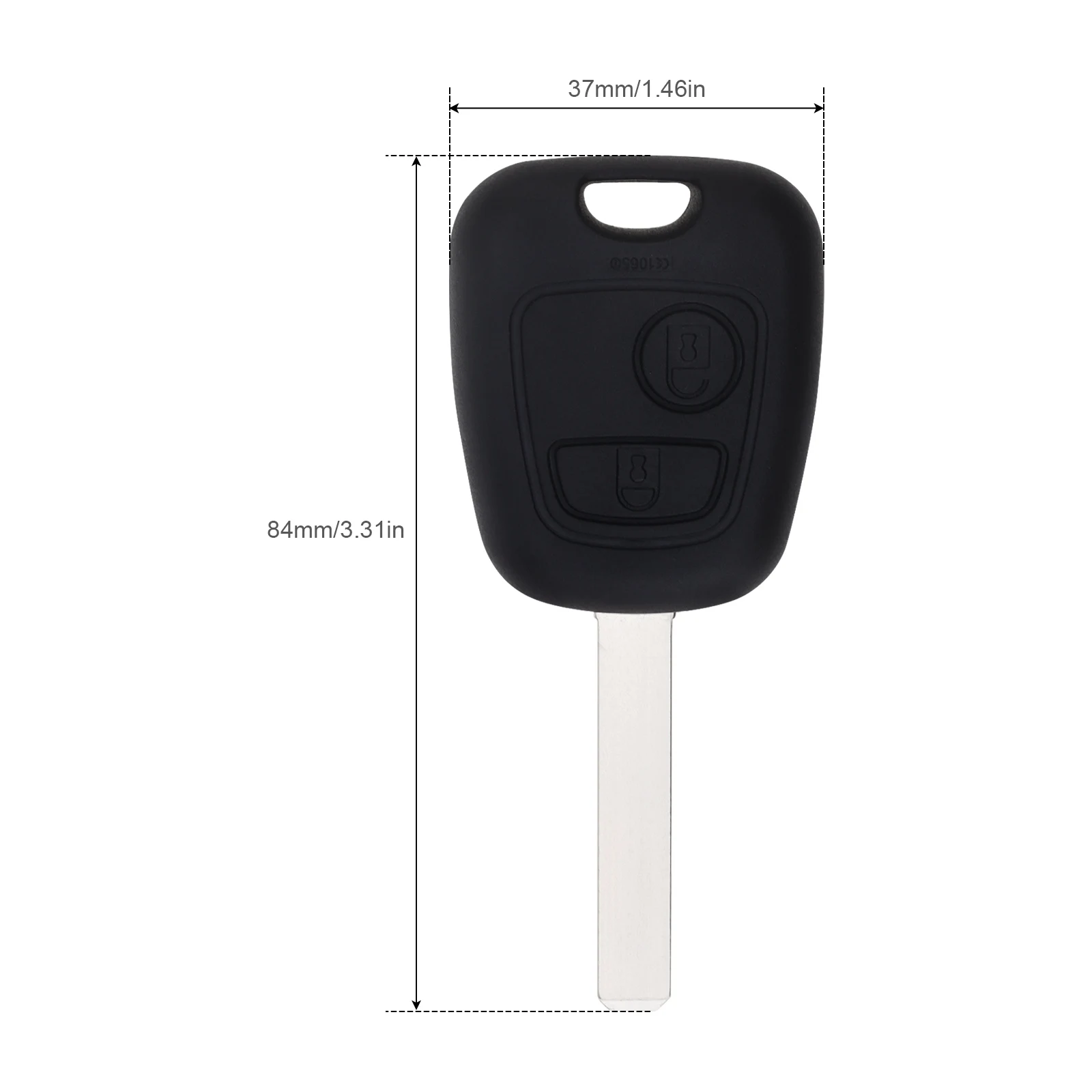 Mando a distancia 433MHz ID46 para Citroën C1 C2 C3 C4 Xsara Picasso - imagen 2
