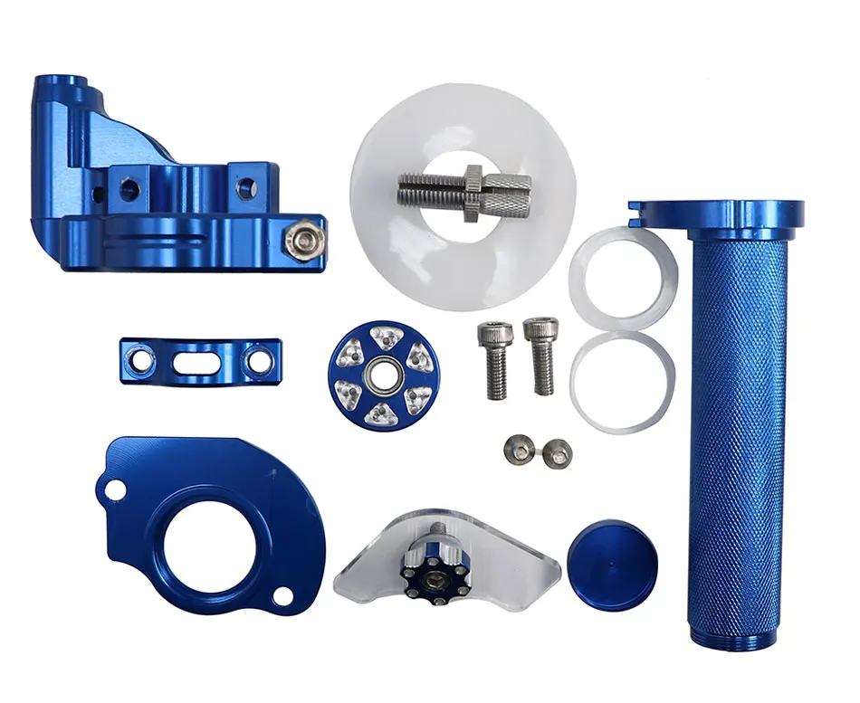 ZS Racing-Acelerador de giro rápido para motocicleta, empuñadura de Control de acelerador de aceite y combustible, CNC de aluminio, Multicolor, 7/8 pulgadas - imagen 5