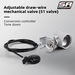Kit de control por cable para válvula de escape de tuning