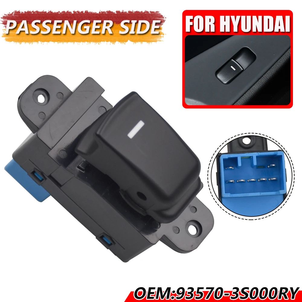 93580-3K500 Interruptor elevalunas principal Hyundai Sonata NF 2008-2010 - imagen 5