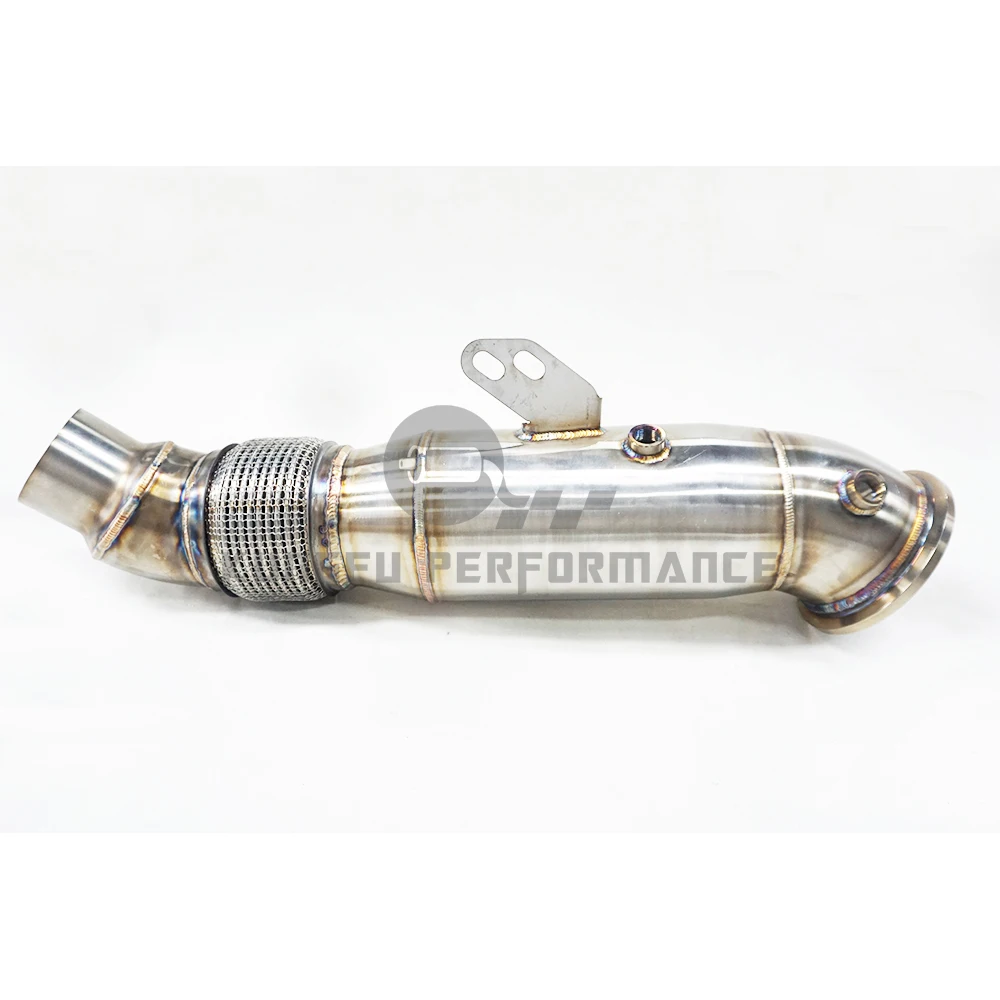 Downpipe alto flujo SS304 BMW B58 M140i M240i 340i 740i - imagen 3