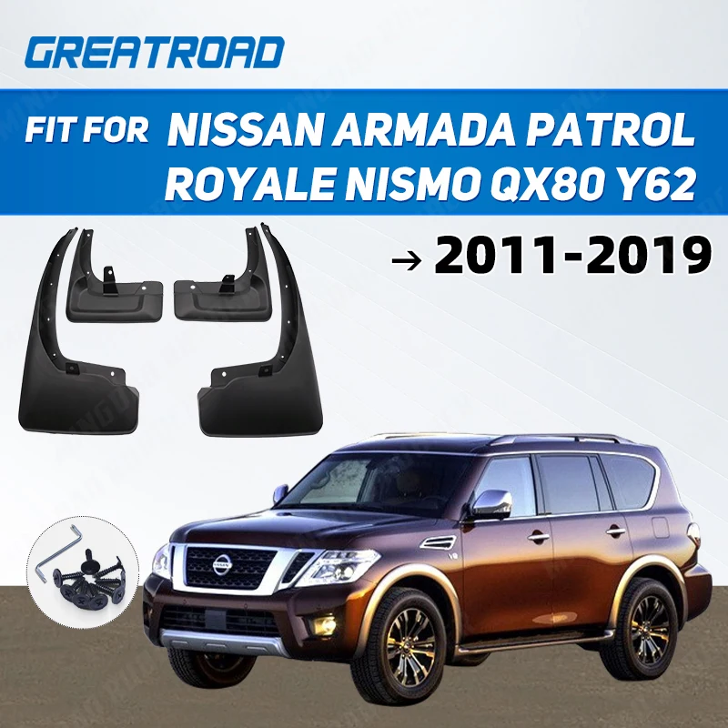 Guardabarros Nissan Patrol Y62 2011-2019 – protección salpicaduras