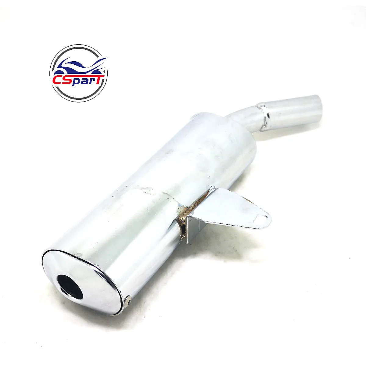 Silenciador de escape 50 cc Junior Senior Mini SX PRO LC – plata - imagen 2