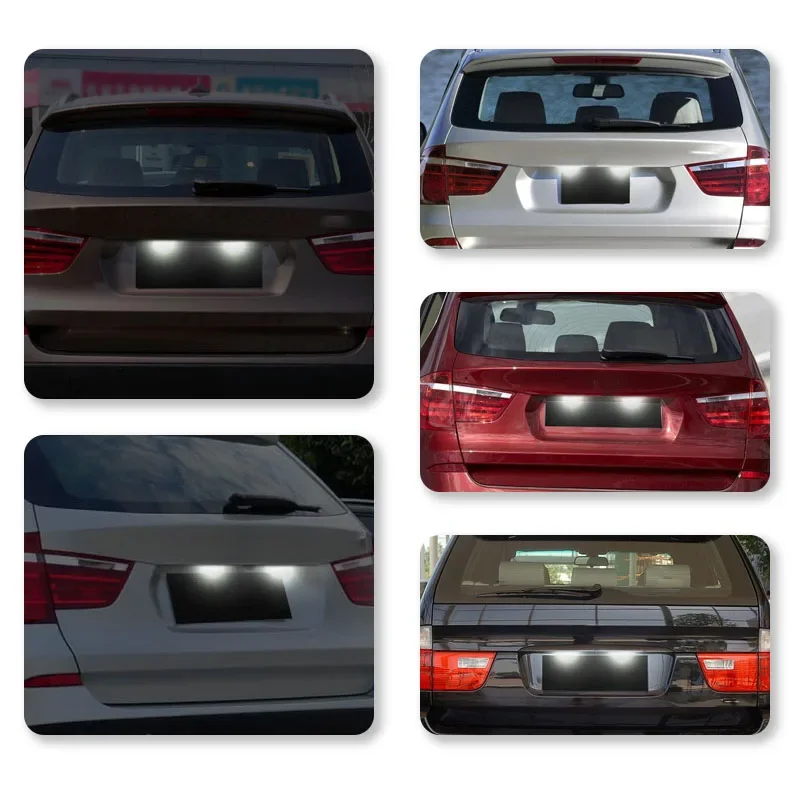 Luz matrícula LED Canbus sin errores para BMW X5 E53 y X3 E83 - imagen 3