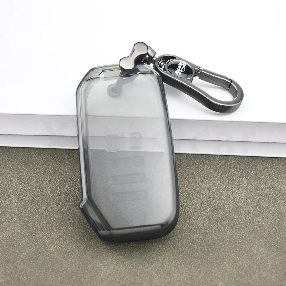 Funda llave Kia Sorento MQ4 Carnival – TPU transparente - imagen 3
