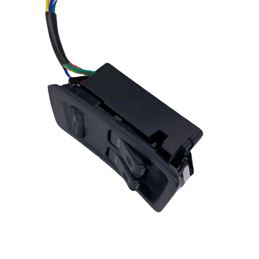 Vista del conector posterior del interruptor