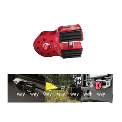 Soporte de grillete de aluminio para cabrestante Jeep Wrangler