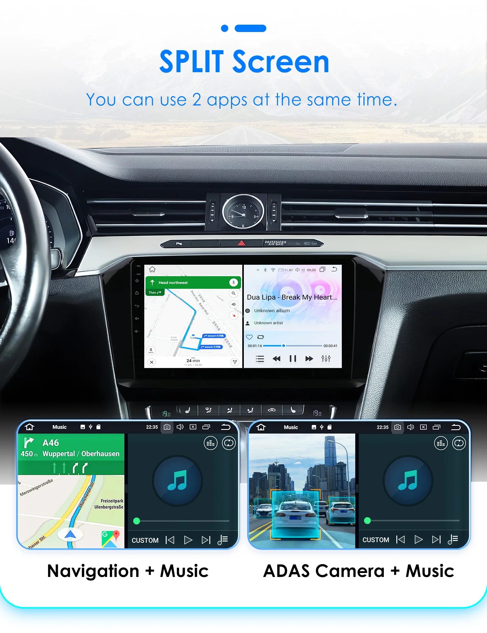 Multitarea y pantalla dividida