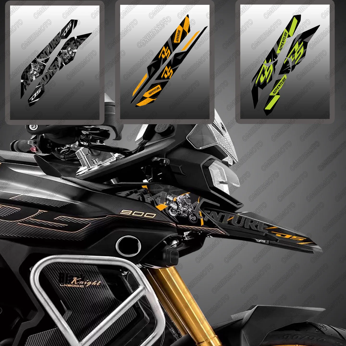 Protector frontal VOGE 900 DSX con pegatinas – DS900X