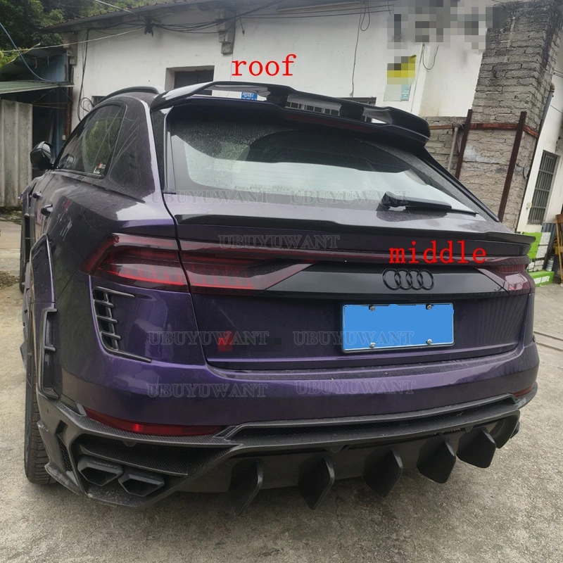 Alerón trasero de fibra carbono para Audi RS Q8 2018+ - imagen 4