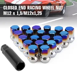 Tuercas bloqueo rueda M12x1.5 aluminio racing 20 uds