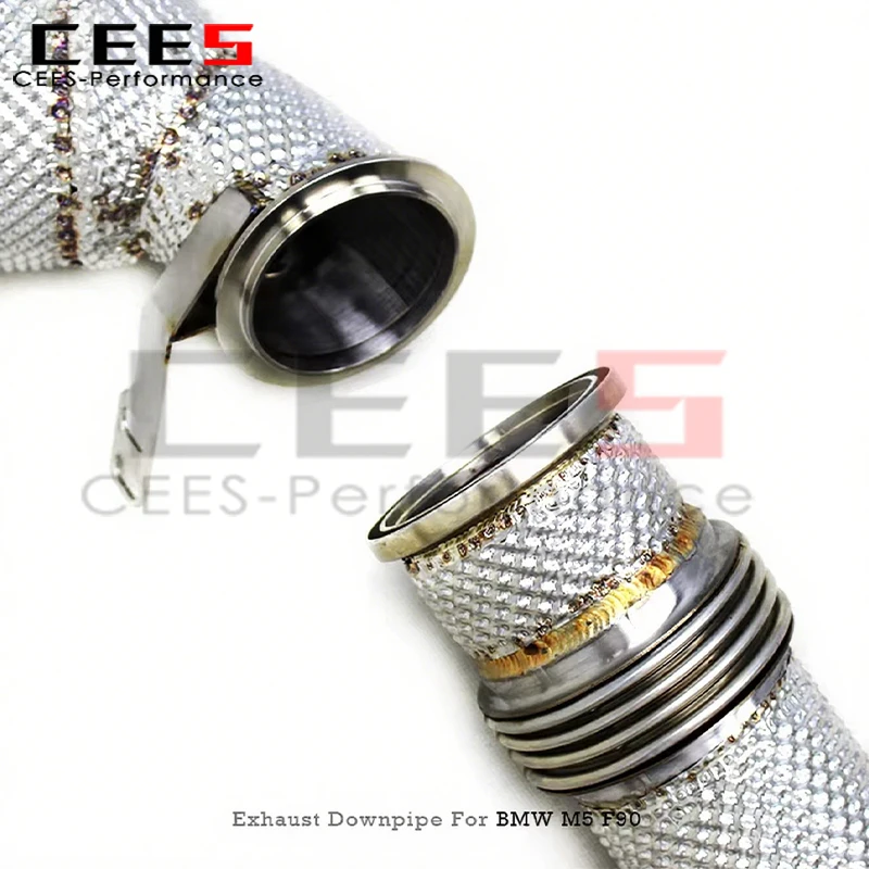Downpipe Cees alto flujo con catalizador – BMW M5 F90 4.4 V8 - imagen 3