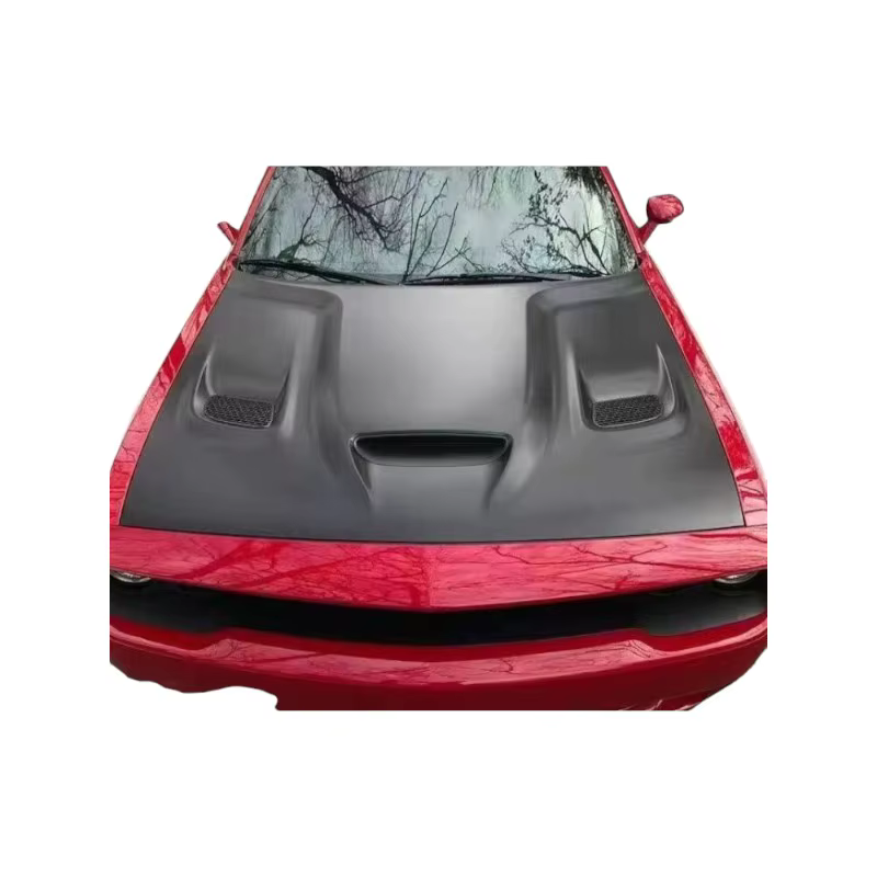 Capó fibra de carbono con ventilación W11 – Dodge Challenger V6 2015