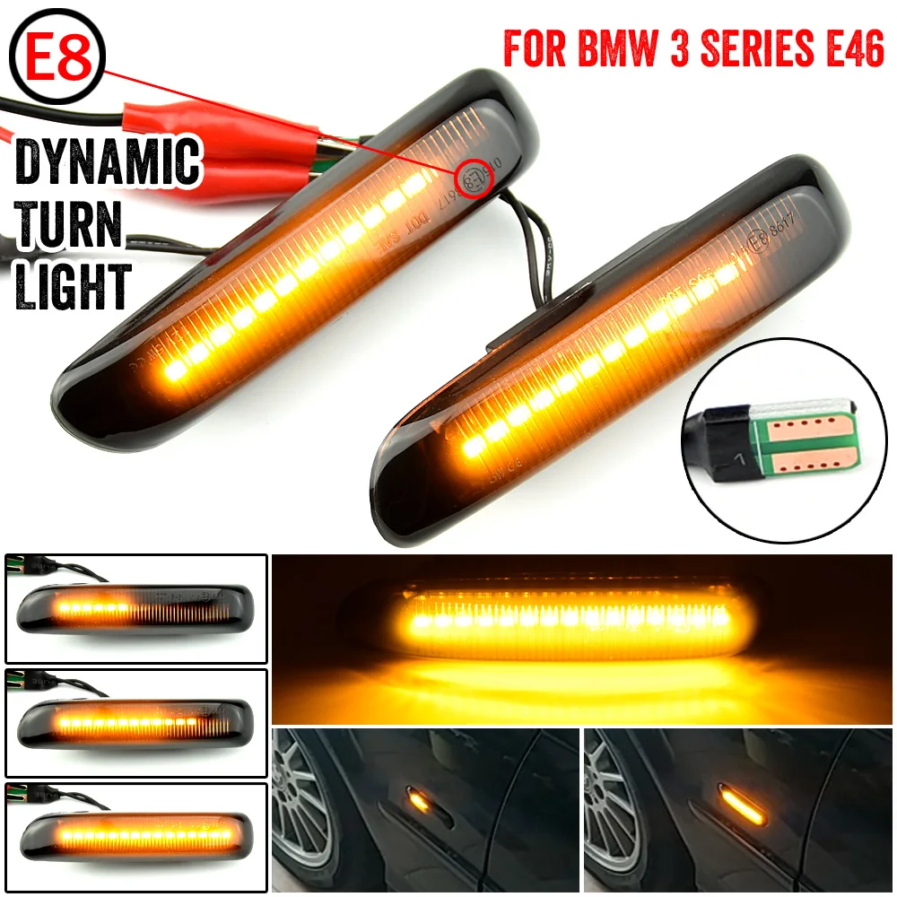 Indicadores LED Dinámicos Laterales – BMW E46 Coupe Compact Cabrio Touring - imagen 4