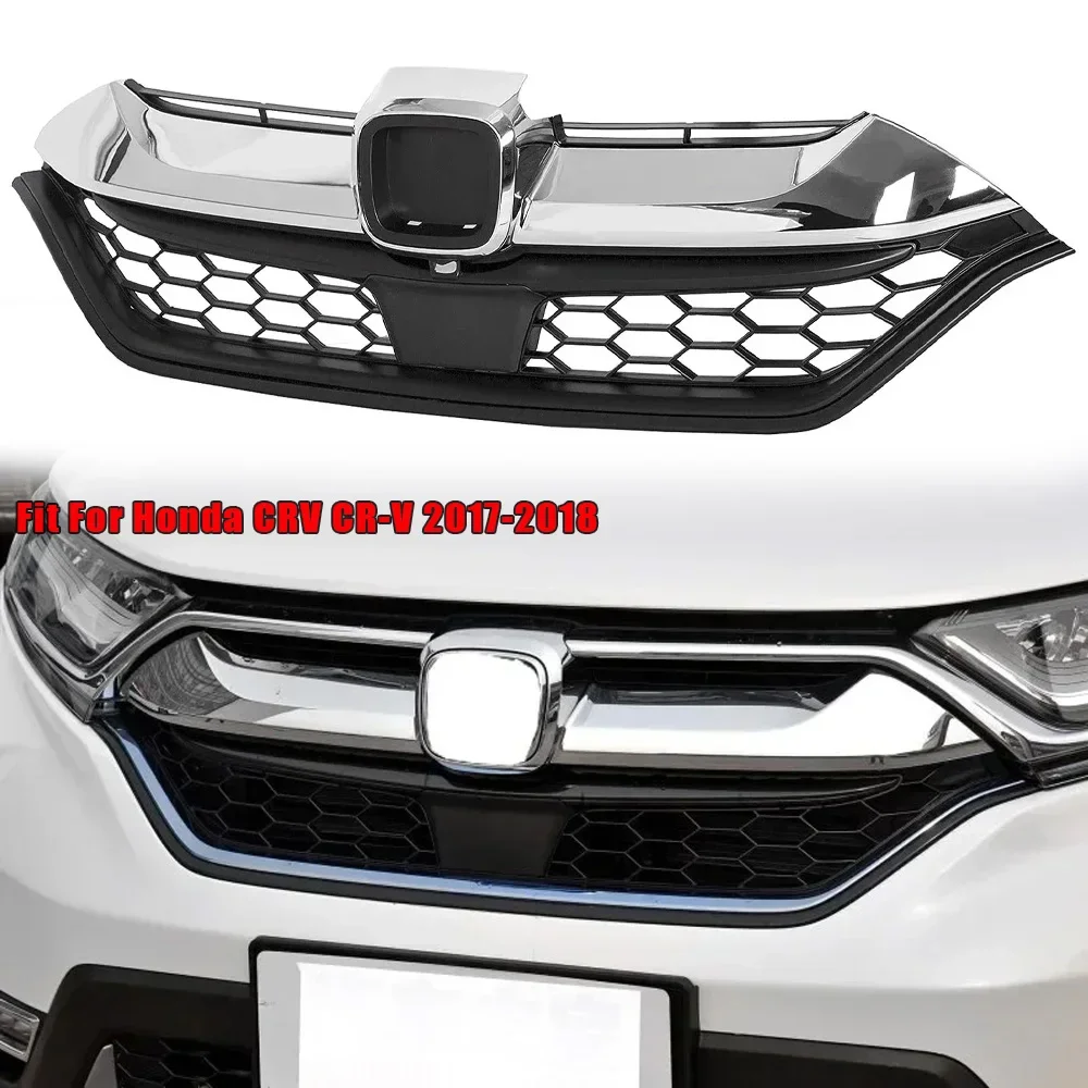 Rejilla panal delantera ABS para Honda CR-V 2017-2018