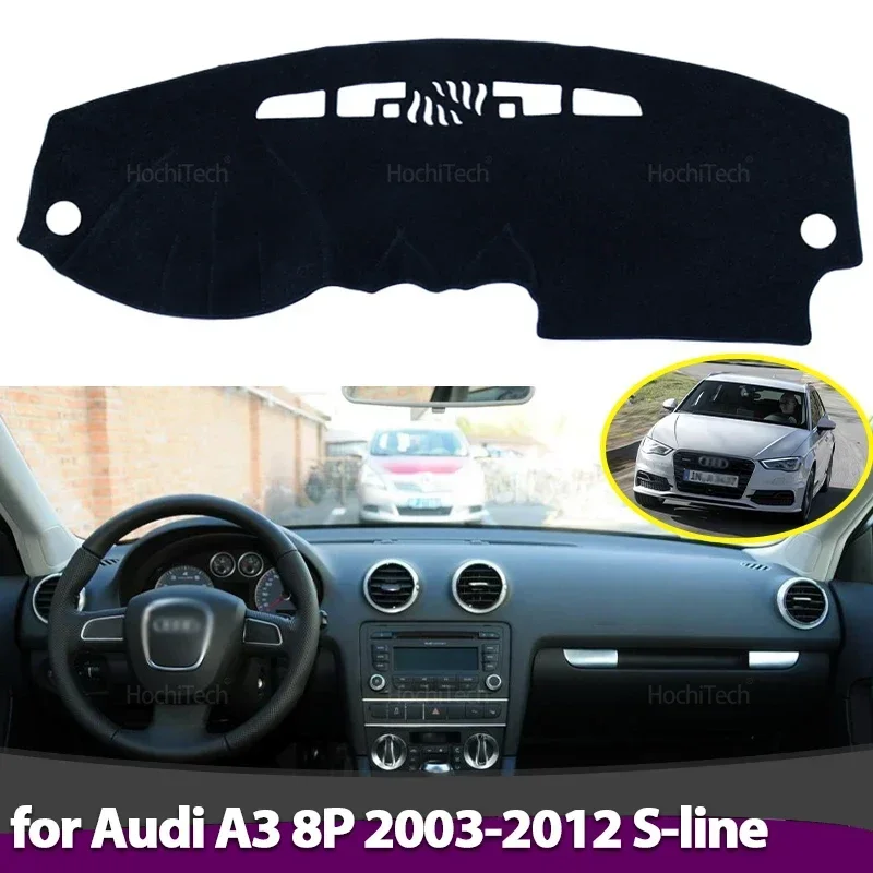 Alfombrilla antideslizante para salpicadero Audi A3 8P S line
