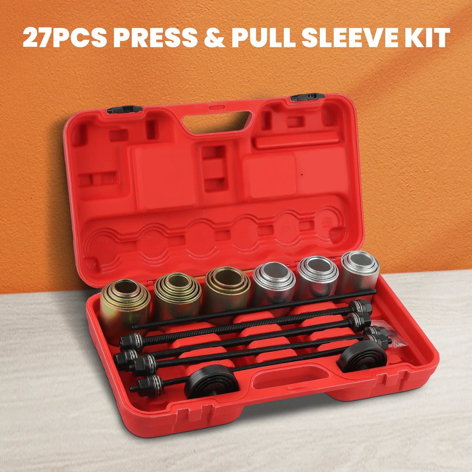 Kit manguitos prensa extractor bujes – herramienta mecánica universal - imagen 5
