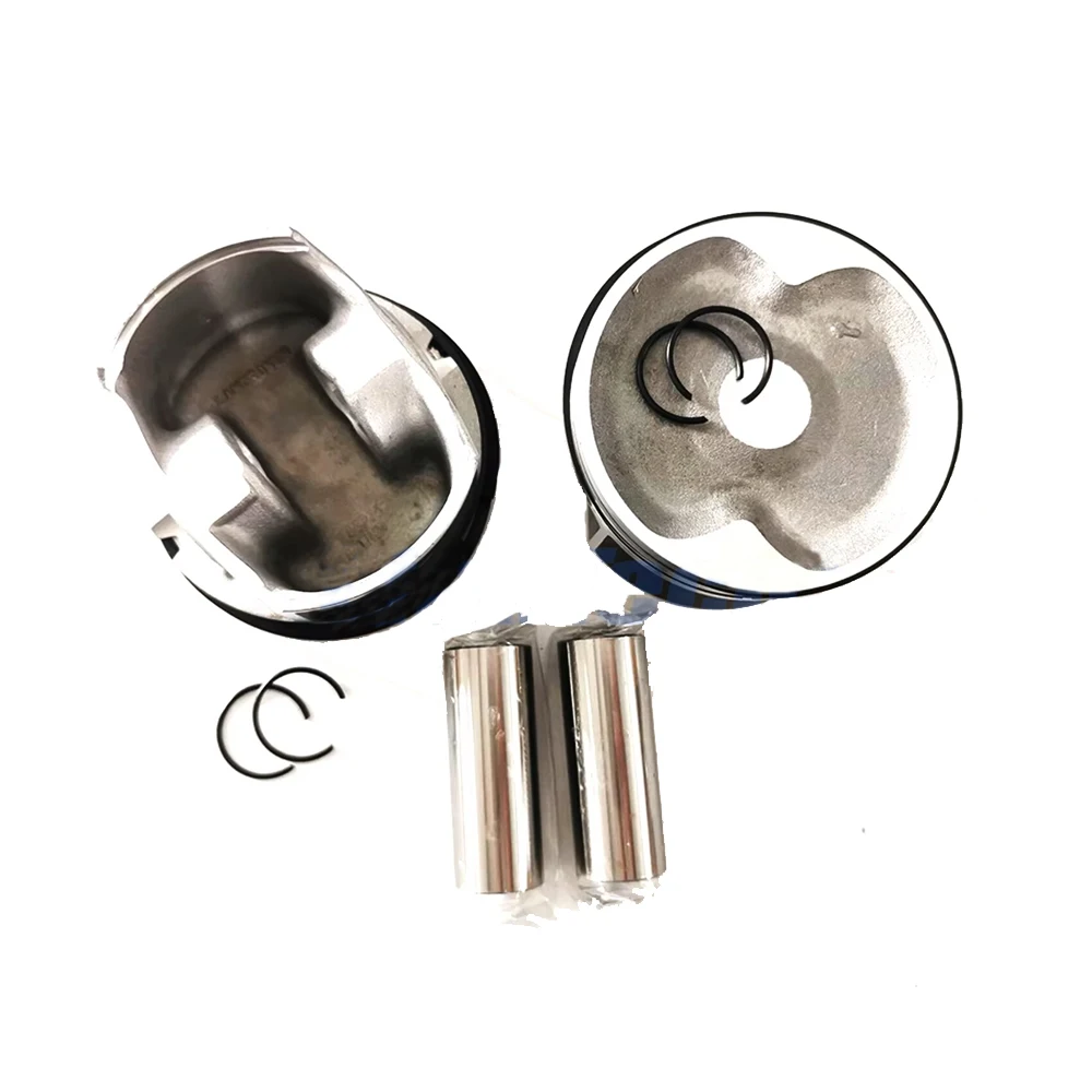Pieza de motor de pistón con anillos