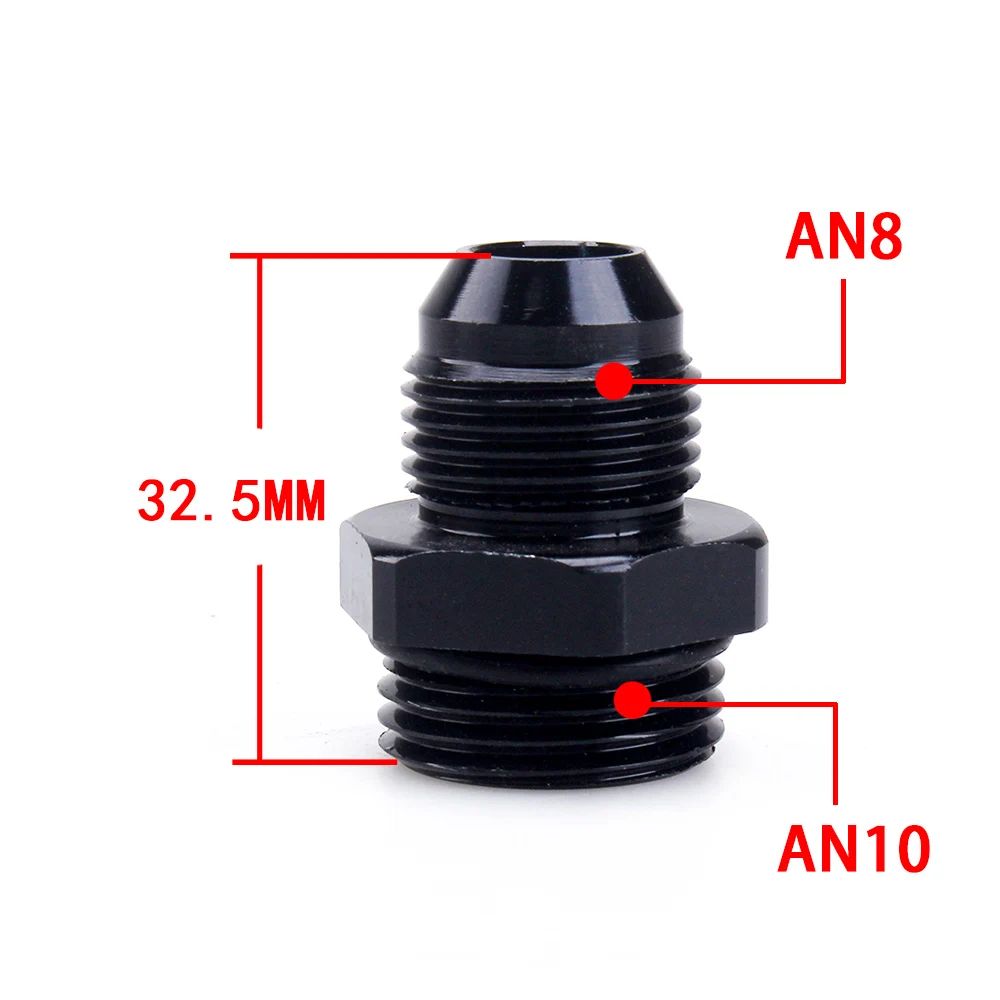 Racor adaptador recto AN6/AN8/AN10 a rosca M14-M18x1,5 - imagen 3