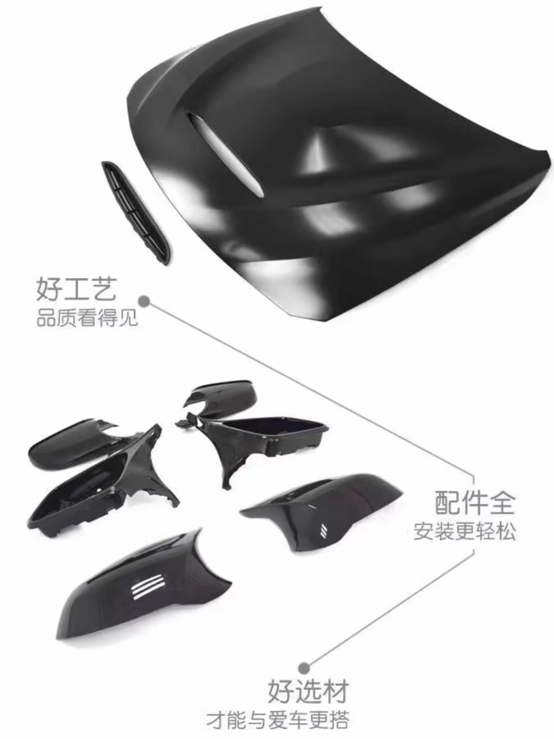Kit paragolpes trasero M2C M3 para BMW Serie 3 F30/F35 2012-2018 - imagen 2