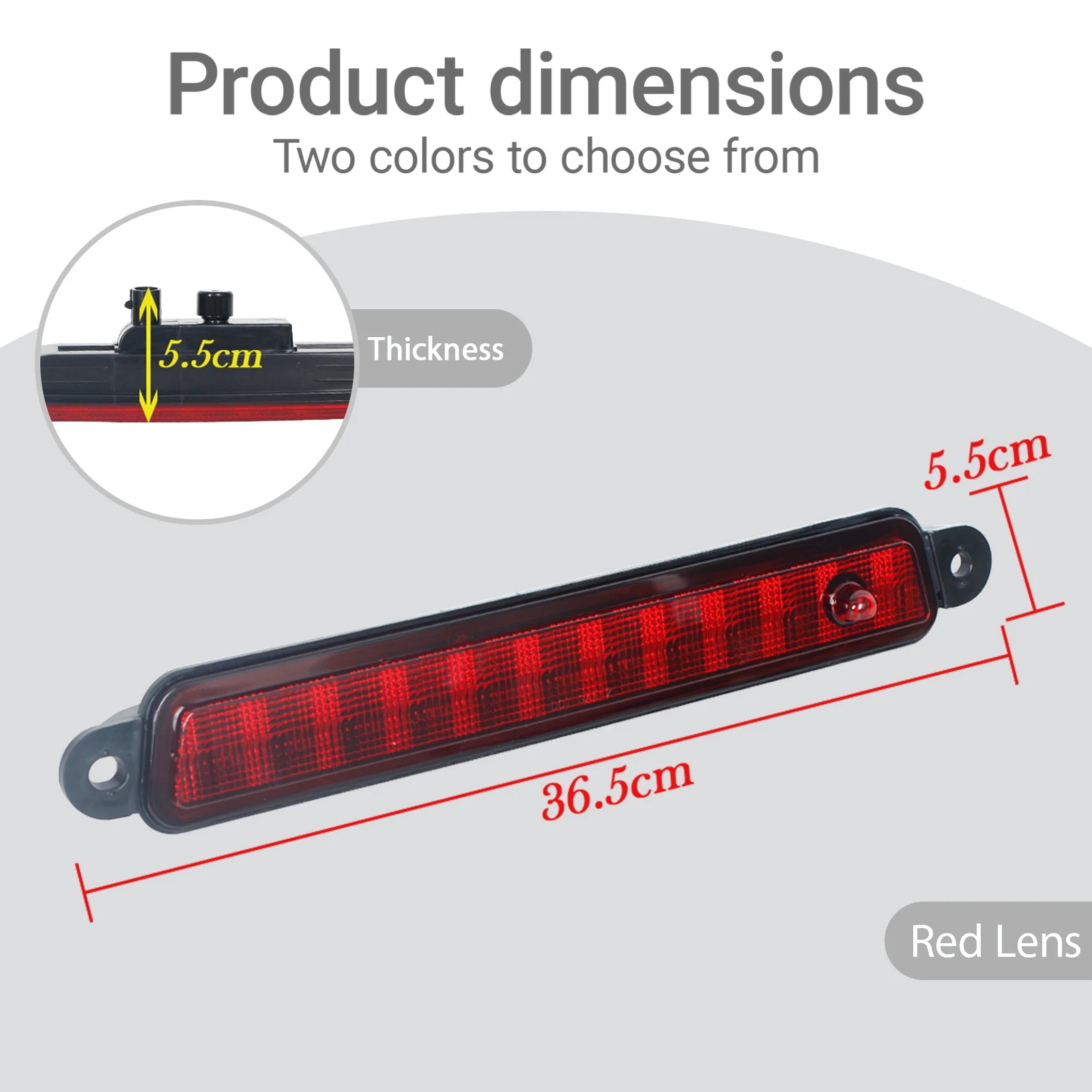 Tercera luz de freno LED Nissan Armada 2005-2015 26590-7S000 - imagen 2