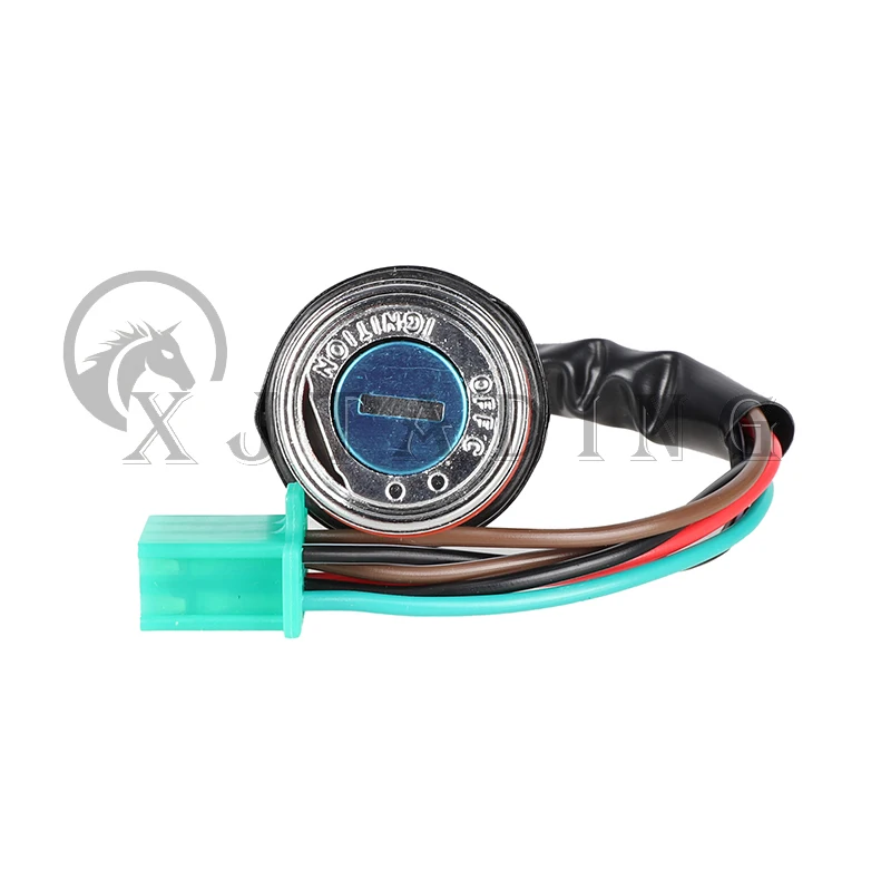 Interruptor llave contacto 6 cables moto custom naked trail - imagen 2