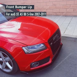 Difusor divisor ABS Audi A5 S5 B8 S-Line 2007-2011 negro brillante