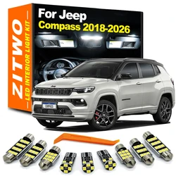 Kit bombillas LED interiores Jeep Compass 2018-2026