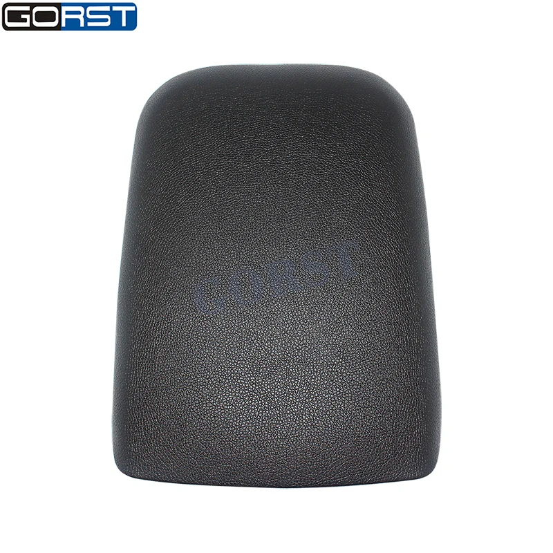 Cubierta negra del reposabrazos de la consola central para Ford Mustang