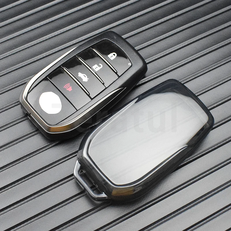 Funda TPU transparente llave coche Toyota Fortuner Hilux RAV4 - imagen 5