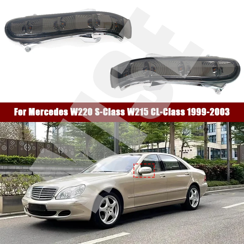 Intermitente LED de retrovisor para Mercedes Clase S W220 y CL W215