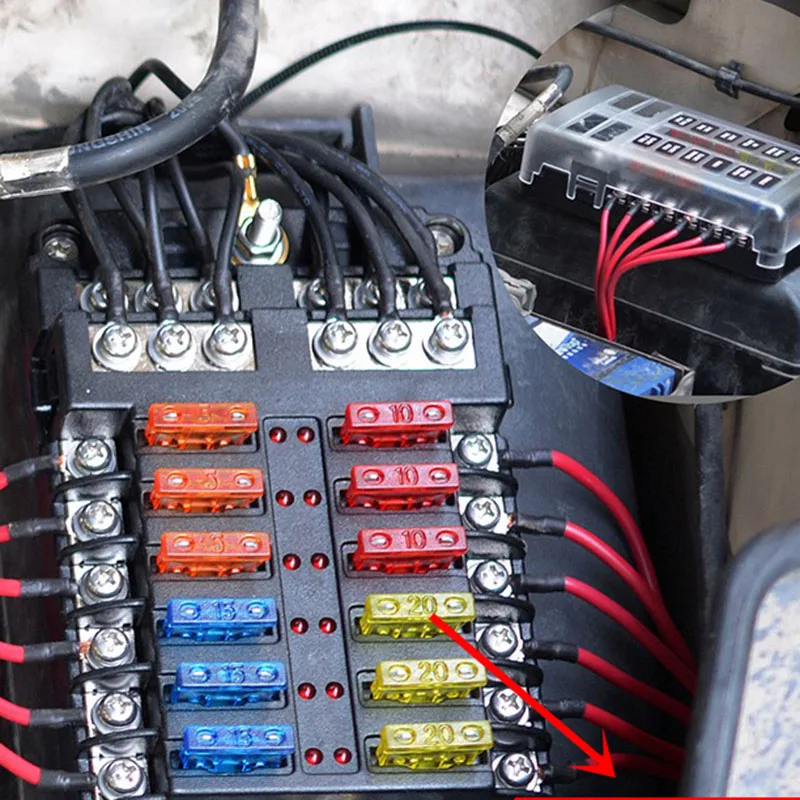 Amperios para coche, accesorio para Fiat Punto 120, Palio, Renault Megane 2 3, Duster, SEAT Ibiza, Leon, Toledo, 500, uds, 5A, 10A, 15A, 20A, 25A, 30A - imagen 4