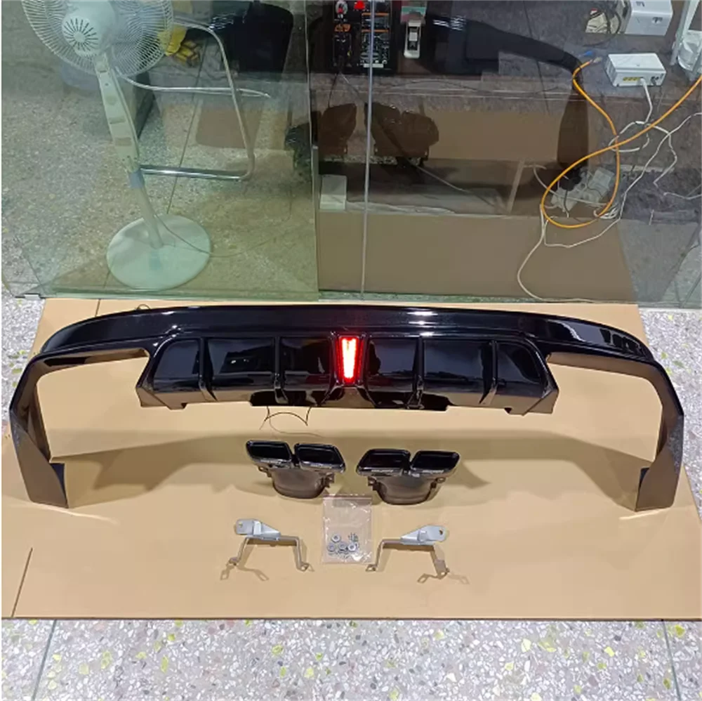 Alerón de labio difusor trasero para Volvo S90 y V90