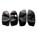 4pcs Black-red line