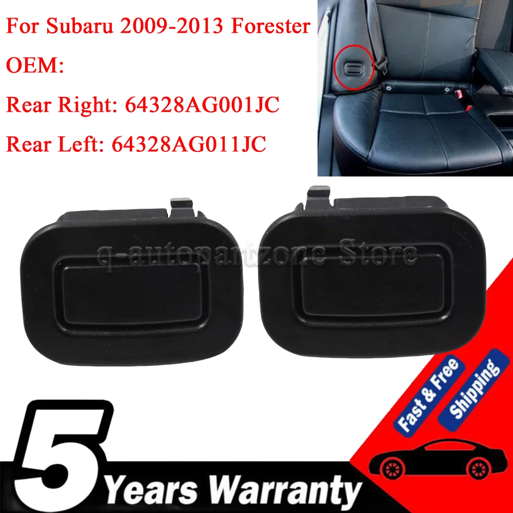 Mando reclinador 64328AG011 negro – Subaru Forester 2009-2013
