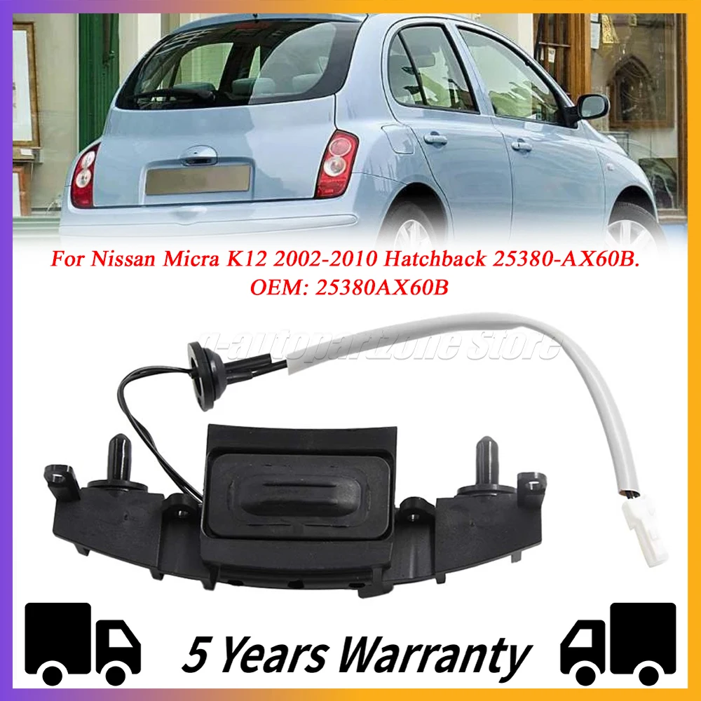 Interruptor apertura maletero 25380AX60B – Nissan Micra K12