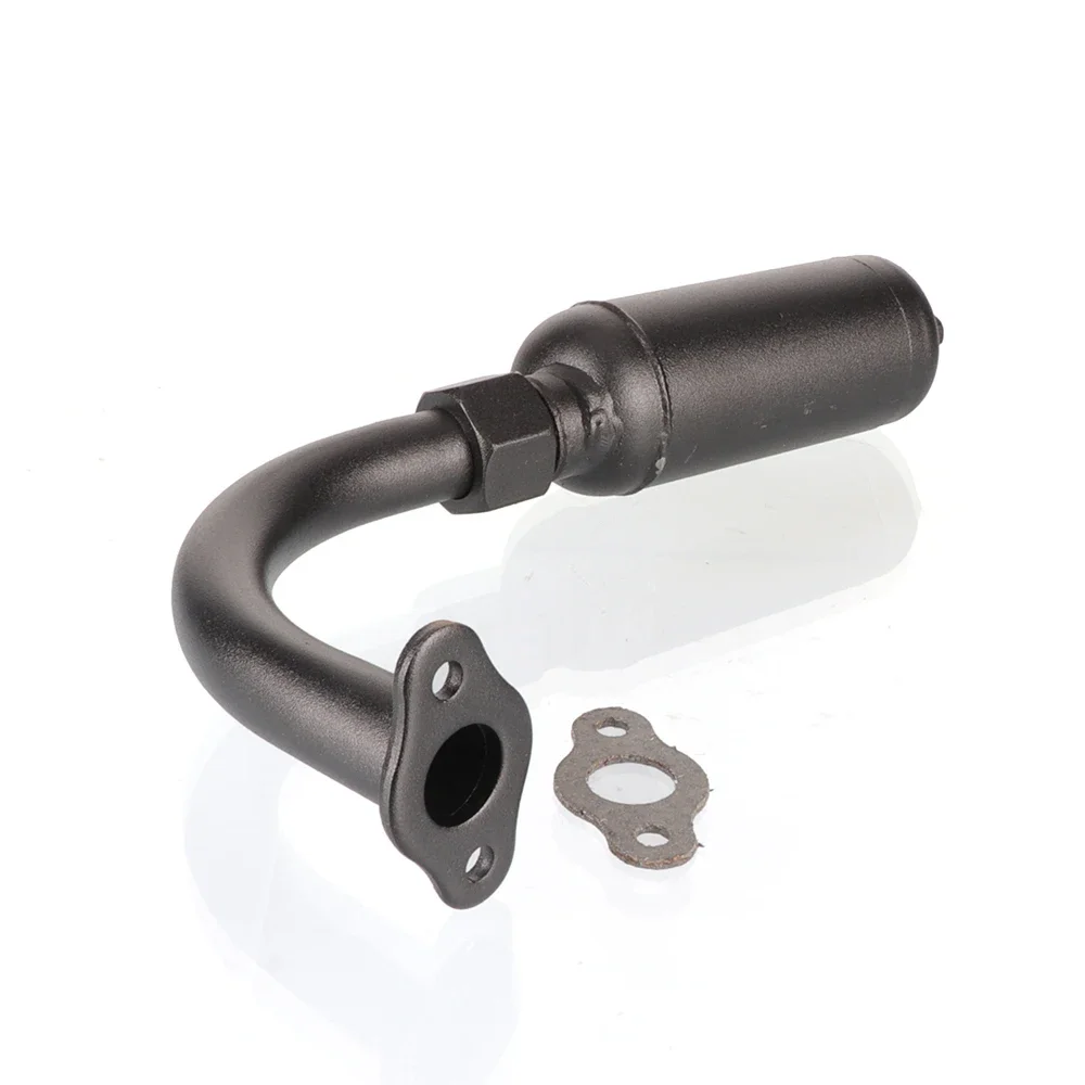 Tubo de escape con silenciador para minimoto y kart de 49-100 cc