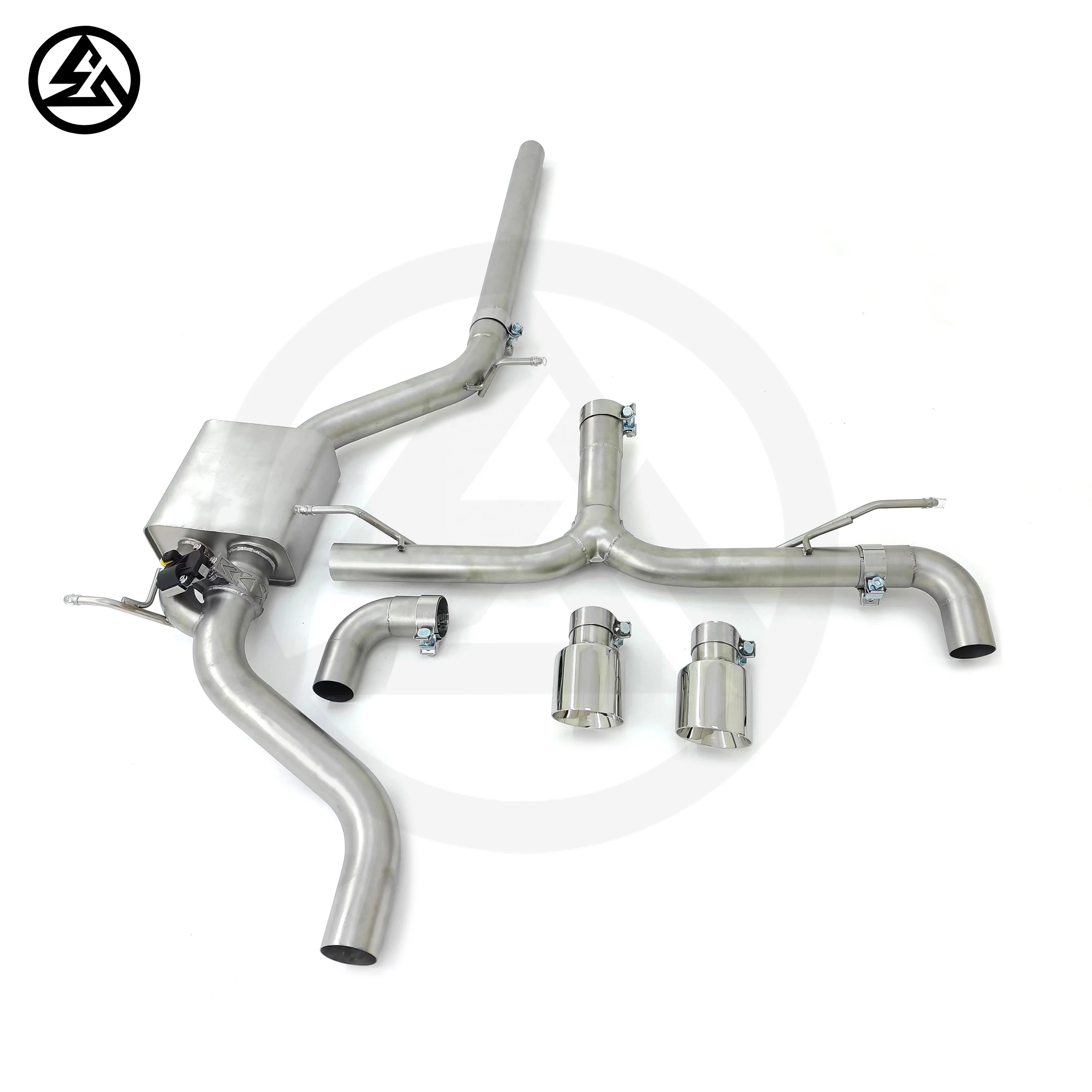 Escape catback de acero inoxidable 304 Valvetronic para Golf 7 GTI 2.0 - imagen 4