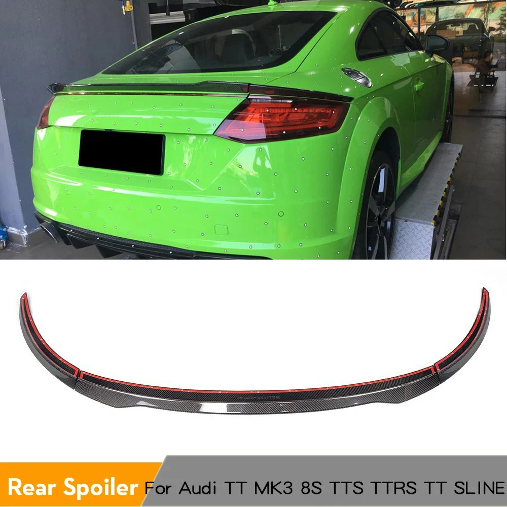 Alerón trasero de carbono/FRP para Audi TT 8S Coupé 2015-2017