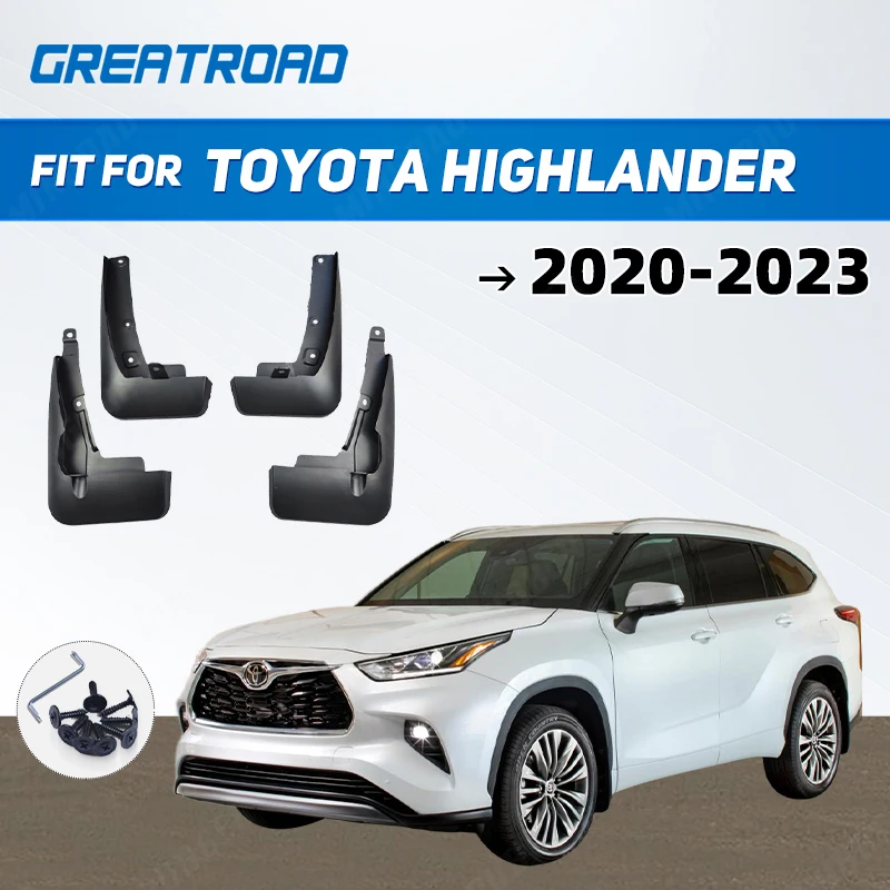 Protector guardabarros Toyota Highlander Hybrid XU70 2020-2023
