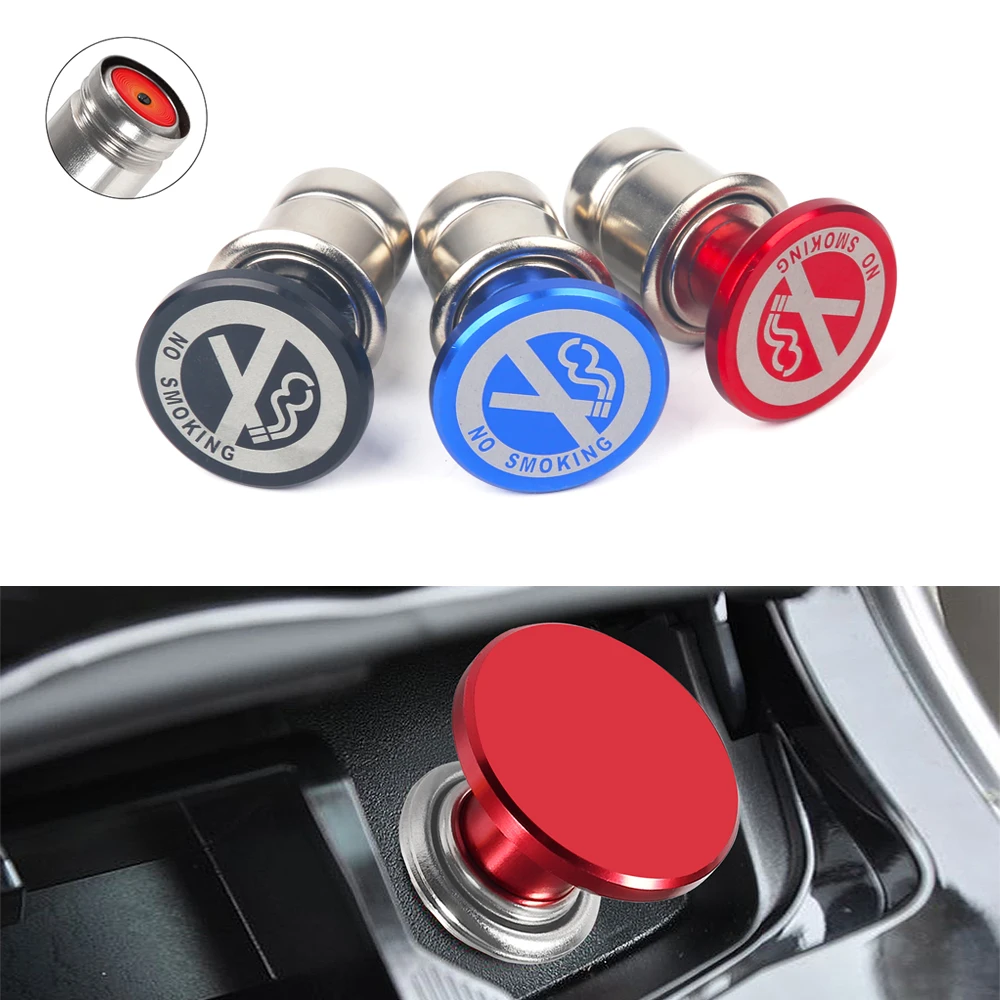 Encendedor de cigarrillos 12V para coche – aluminio anodizado