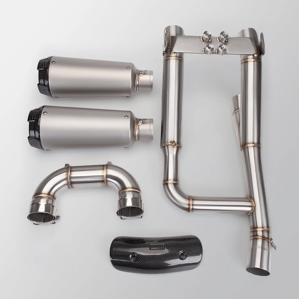 Tubo de escape doble salida para Kawasaki Ninja ZX-25R - imagen 2